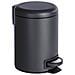 Cestino Bagno Leman Matt Bianco, Contenitore Della Spazzatura, 3 L, - Foto miniatura 1
