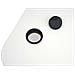 Piano Tavolo Per Scrivania Hwc-d40 Hdf Pvc 160x80cm ~ Bianco - Foto miniatura 3