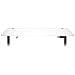 Piano Tavolo Per Scrivania Hwc-d40 Hdf Pvc 160x80cm ~ Bianco - Foto miniatura 5
