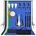 Kit Per Studio Fotografico Con Set Luci, Fondale E Riflettore - Foto miniatura 1