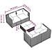 Set Divani Da Giardino 5 Pz Con Cuscini In Polyrattan Nero - Foto miniatura 6