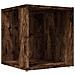 Tavolino Da Salotto Rovere Fumo 33x33x34,5 Cm Legno Multistrato - Foto miniatura 1