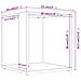 Tavolino Da Salotto Rovere Fumo 33x33x34,5 Cm Legno Multistrato - Foto miniatura 6