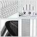 Tenda A Rete Per Finestra In Fibra Di Vetro Con Cerniera - Tiene Lontani Gli Insetti 120x120 Cm White - Foto miniatura 7