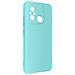 Cover Per Xiaomi Redmi 12c Semirigida Softtouch Fast Cover Turchese - Foto miniatura 4