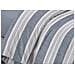 Sacco Copripiumino Piumone Letto In 100% Cotone Made Italy Vari Disegni Rp Piazza 1-2 Righine Blu - Foto miniatura 3