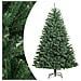 Albero Di Natale Artificiale Incernierato Con Base Verde 180 Cm - Foto miniatura 1
