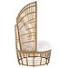 Poltrona Rattan Naturale Bianco Lido - Foto miniatura 5