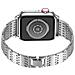 Cinturino Per Apple Watch 42/44/45mm In Acciaio Inossidabile Strass, Argento - Foto miniatura 8