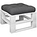 Cuscino Per Pallet Grigio 60x60x12 Cm In Tessuto - Foto miniatura 3