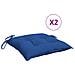 Cuscini Per Pallet 2 Pz Blu 50x50x7 Cm Tessuto Oxford - Foto miniatura 2