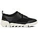 Donna Tri Soul Mezze Scarpe In Pelle Nera 35,5 - Foto miniatura 1