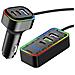 Caricabatterie Auto Usb E Usb-c 22,5w 3 Usb-c + 3 Usb Con Cavo 1,5 M - Foto miniatura 1