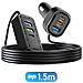 Caricabatterie Auto Usb E Usb-c 22,5w 3 Usb-c + 3 Usb Con Cavo 1,5 M - Foto miniatura 4