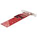 Adattatore PCI Express M. 2 NVMe - Scheda Adattatore PCIe 4.0 x8 x16 a Doppio SSD M. 2 NVMe or AHCI, 7.8Gbps per disco - Biforcazione richiesta - Compatibile con Windows /Linux - Foto miniatura 10