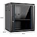 Armadio Rack AI6612 da19" 12 Unità da Muro Profondità 600mm Colore Nero - Foto miniatura 10