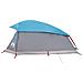 Tenda da Campeggio a Cupola per 1 Persona Blu Impermeabile - Foto miniatura 8