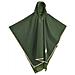 Poncho Antipioggia con Cappuccio Design 2 in 1 Verde 223x145 cm - Foto miniatura 3