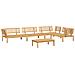 Set Divano Pallet da Giardino 5 pz in Legno Massello di Acacia - Foto miniatura 1