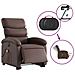 Poltrona Alzapersona Elettrica Reclinabile Marrone Similpelle - Foto miniatura 5
