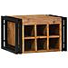 Portabottiglie 46x35x27.5 cm Legno Massello di Acacia - Foto miniatura 2