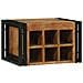 Portabottiglie 46x35x27.5 cm Legno Massello di Acacia - Foto miniatura 3