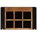 Portabottiglie 46x35x27.5 cm Legno Massello di Acacia - Foto miniatura 4