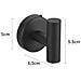 Set Di Porta Asciugamani Da Bagno In Acciaio Inox A 5 Pezzi - Design Forato Per Bagni Moderni Black - Foto miniatura 3