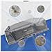 Contenitore Polvere Compatibile Con Robot Aspirapolvere Stone G20s Ultra, Colore Grigio, Materiale Abs, Ricambio Per Scatola Raccolta Sporco - Foto miniatura 4