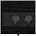 Armadio da Notte con cassetto 2 pcs Rovere nero 41 x 31 x 51 cm - Foto miniatura 9