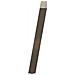 Gambe per tavolo da pranzo a forma di U 2 pz in acciaio naturale 100x(72-73) cm - Foto miniatura 6