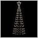 Albero di Natale a LED con Punte 220 LED Bianco Freddo 180 cm - Foto miniatura 3