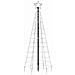 Albero di Natale a LED con Punte 220 LED Bianco Freddo 180 cm - Foto miniatura 4