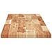 Ripiano a Parete 140x30x2cm Legno Massello Acacia Rifinito Olio - Foto miniatura 5