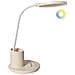 Lampada Da Scrivania A Led Vela Con Dimmer Beige Chiaro - Foto miniatura 2