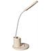 Lampada Da Scrivania A Led Vela Con Dimmer Beige Chiaro - Foto miniatura 3