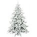 Albero di Natale Artificiale con Rami Pieghevoli Bianco 240 cm - Foto miniatura 3