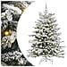 Albero di Natale Artificiale con Rami Pieghevoli Bianco 150 cm - Foto miniatura 1