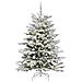 Albero di Natale Artificiale con Rami Pieghevoli Bianco 150 cm - Foto miniatura 2