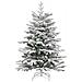 Albero di Natale Artificiale con Rami Pieghevoli Bianco 150 cm - Foto miniatura 4