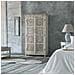 Armadio In Legno Intagliato Finitura Artigianale 96x40x167h Cm - Foto miniatura 2