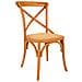 Sedia In Legno E Seduta In Rattan Marrone 44x42x46/88h - Foto miniatura 1