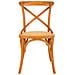 Sedia In Legno E Seduta In Rattan Marrone 44x42x46/88h - Foto miniatura 3