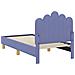 Struttura letto per bambini con testata Blu jeans 70 x 140 cm - Foto miniatura 7