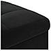 Pouf contenitore con cuscino Nero 40 x 40 x 45 cm Velluto - Foto miniatura 7
