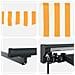 Cornice per Tenda Manuale con LED Giallo e Bianco 4,5 × 3 m - Foto miniatura 7