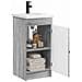 Mobile da bagno con lavabo Sonoma grigio 42 x 40 x 84,5 cm - Foto miniatura 3