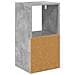 Comodino Grigio cemento 30,5 x 27 x 59,5 cm Legno multistrato - Foto miniatura 8