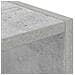 Comodino Grigio cemento 30,5 x 27 x 59,5 cm Legno multistrato - Foto miniatura 9