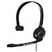 Cuffie con Microfono per PC Connessione Cavo Nera 200 cm - Foto miniatura 1